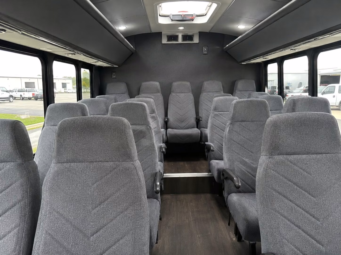 15 passenger minibus interior