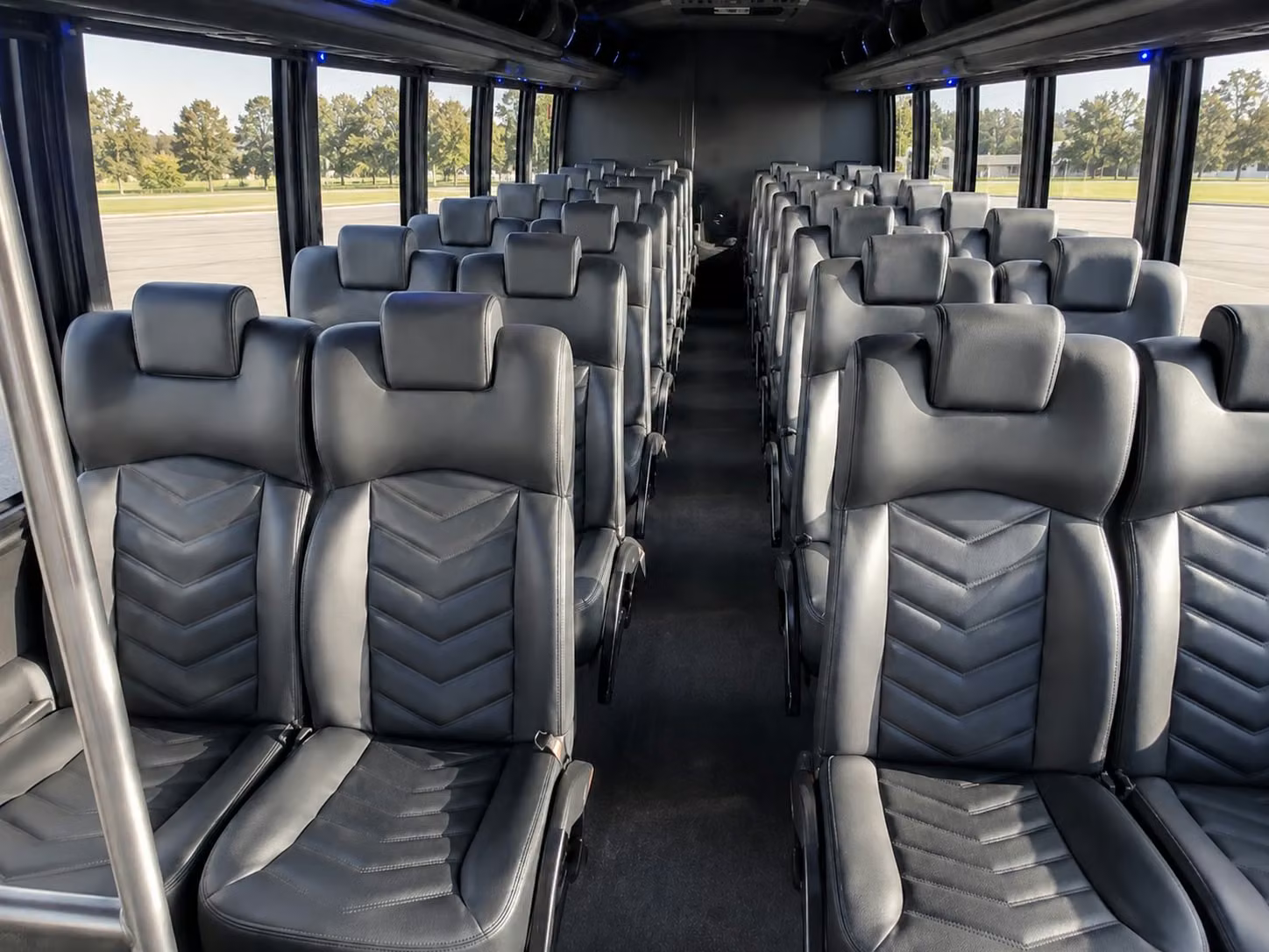 18 passenger minibus interior