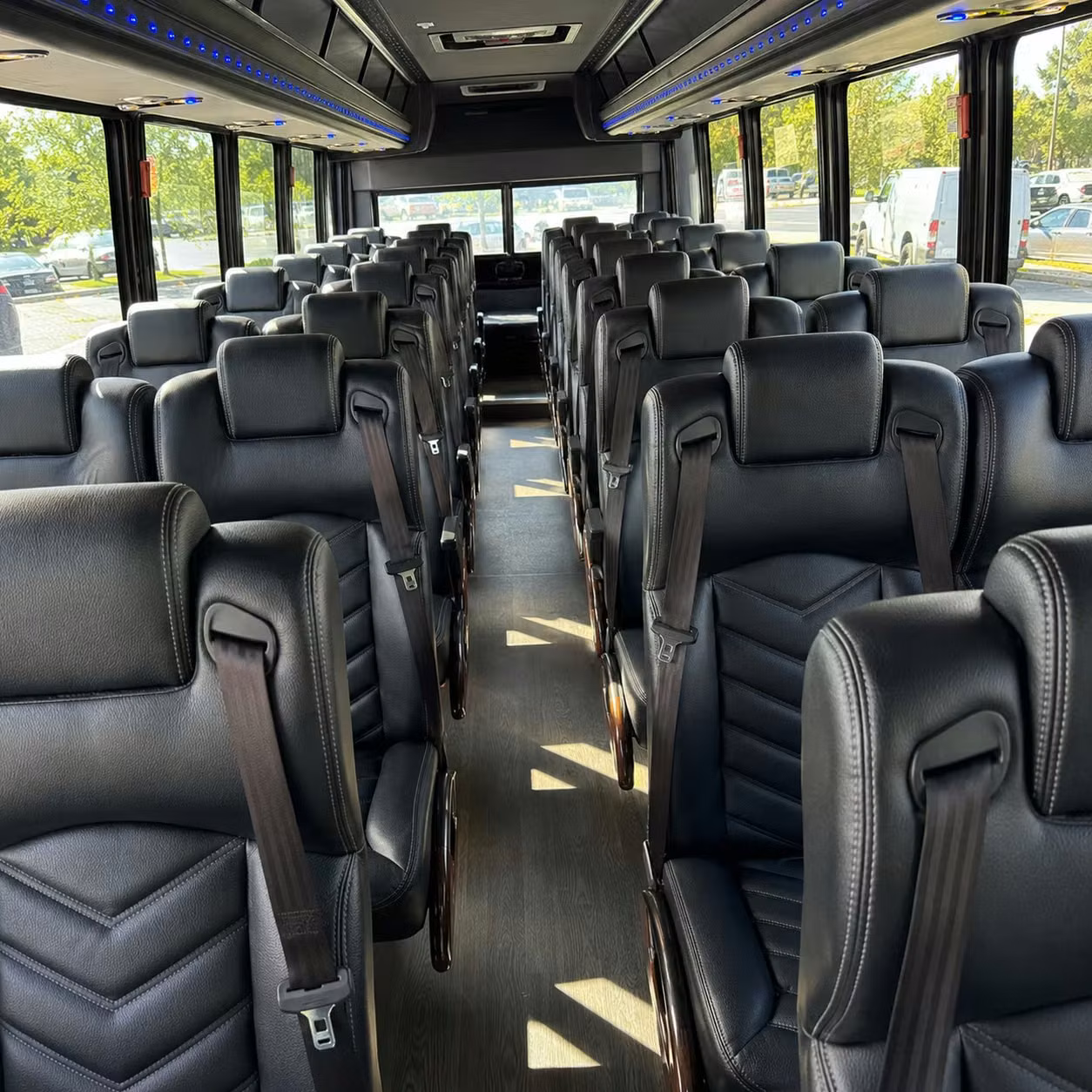 25 passenger minibus inside