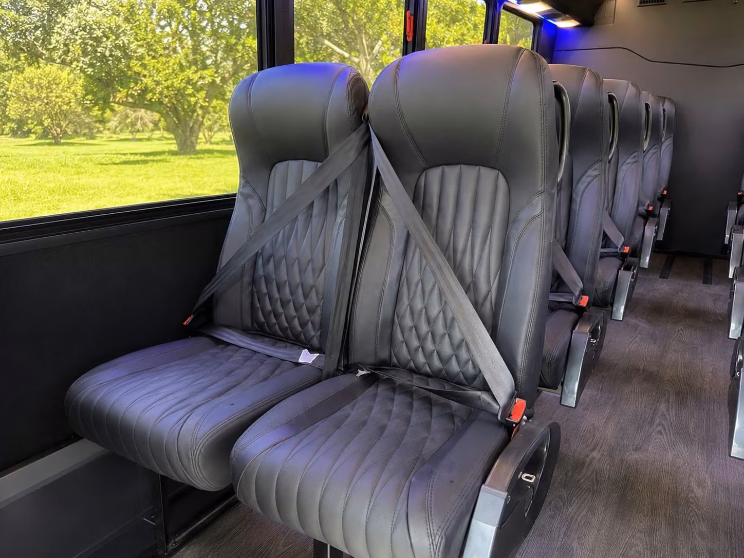minibuses and sprinter vans for des moines bridal party transportation