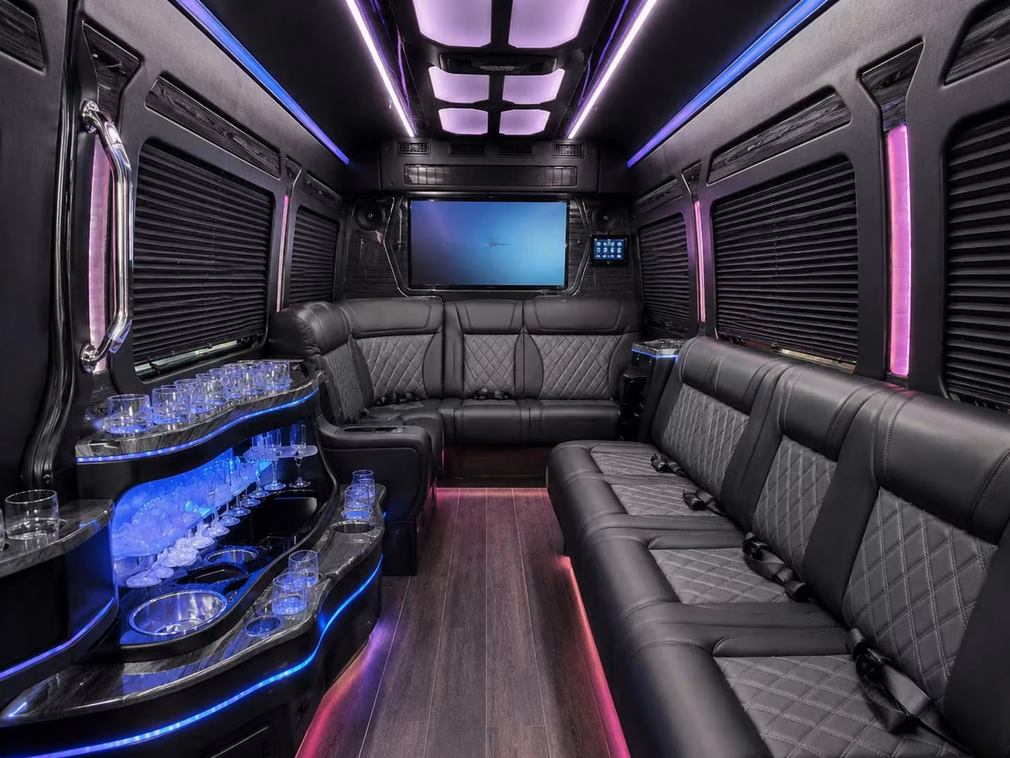 sprinter limousine inside