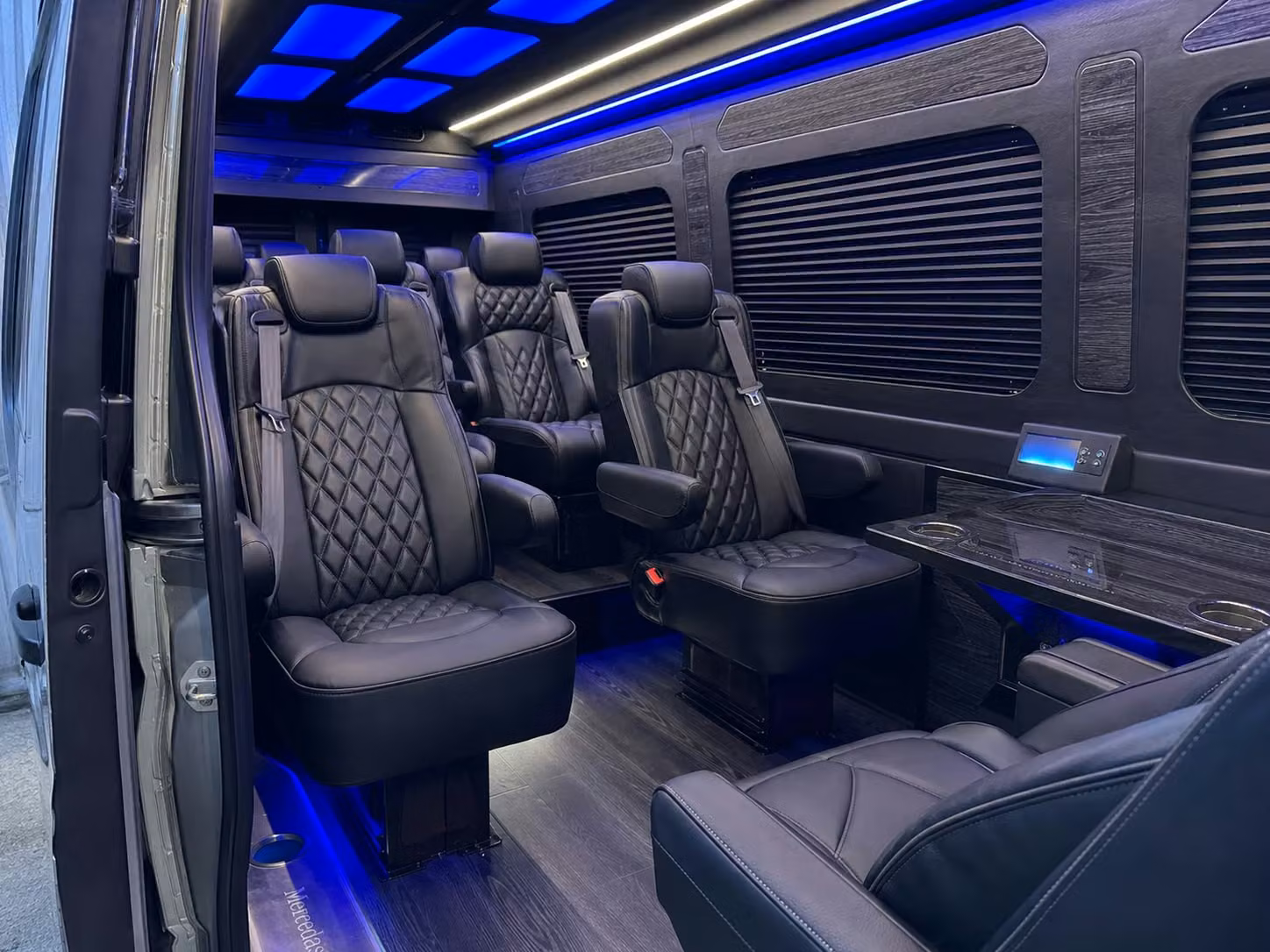 sprinter van transportation for groups and events across des moines